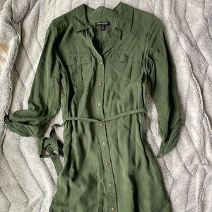 Army green dress